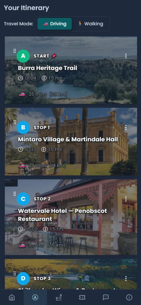 monoloci app trip planner and itinerary builder