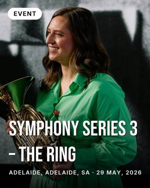 Wagner's Ring cycle — gods, heroes, curses, destiny — distilled into one exhilarating hour of orchestral storytelling.Chief Conductor Mark Wigglesworth leads the Adelaide Symphony Orchestra through The Ring: An Orchestral Adventure, weaving Wagner's vast mythic saga into a single powerful, emotionally charged performance. This isn't a standard concert program — it's an hour of sweeping brass, shimmering strings, and dynamic crescendos that leave you breathless.Whether you're a lifelong Wagner devotee or simply love orchestral music that moves something deep, this is the kind of evening Adelaide does exceptionally well.📅 29 May, 2026
📍 Adelaide, SAFind this and every event happening across SA on monoloci.app.Monoloci also available on the App Store and Google Play.#visitsa #seesa #monoloci #adelaideevents #classicalmusic