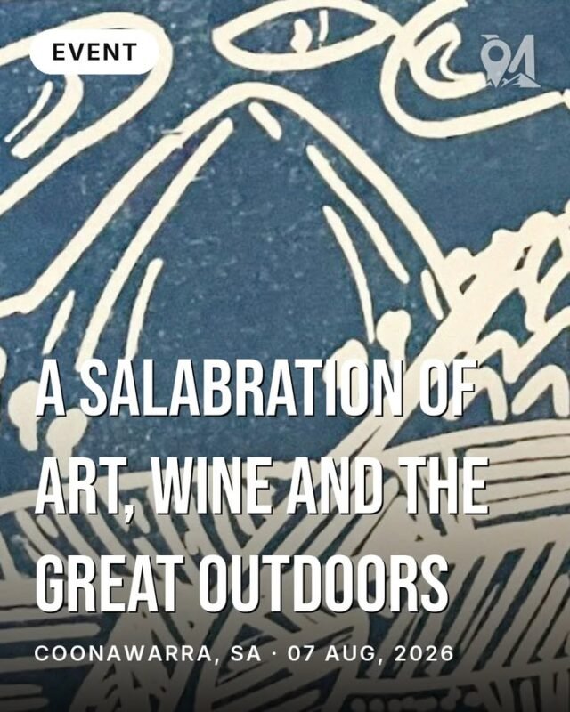 Art spills out of the gallery and into the vines.SALA season brings A SALAbration of Art, Wine and the Great Outdoors to Coonawarra — a group exhibition by Gallery 54's artists working across multiple disciplines, united by the theme of where creativity meets wine country and open air.Coonawarra's terra rossa soil is famous for producing some of Australia's finest Cabernet Sauvignon, but here the landscape itself becomes the subject. Expect work inspired by the region's extraordinary light, its rolling vineyards, and the rhythm of life lived close to the land. It's exactly the kind of event the Limestone Coast does well — unhurried, grounded, and quietly brilliant.📅 07 Aug, 2026
📍 Coonawarra, SASave this for your next Limestone Coast trip.#visitsa #seesa #monoloci #coonawarra #sala2026