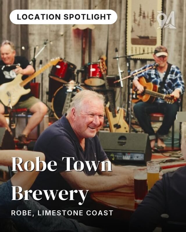 The smell of wood smoke and malt hits before you even see the sign.Robe Town Brewery is the only wood-fired brewery in Australia. Every batch is brewed using old-school, low-tech methods that most modern breweries abandoned decades ago — no automation, no shortcuts, just fire and grain and patience. The result is beer with genuine character, made in one of the Limestone Coast's most striking coastal towns.The cellar door and tap room pour the full range for tasting and takeaway, alongside a selection of local wines and other beverages. If you time your visit right, you'll catch one of their regular live music nights — a cold pint, good sounds, and Robe's coastal air.Tag someone who owes you a round in Robe.📍 Robe, Limestone Coast#visitsa #seesa #monoloci #limestonecoast #craftbeer