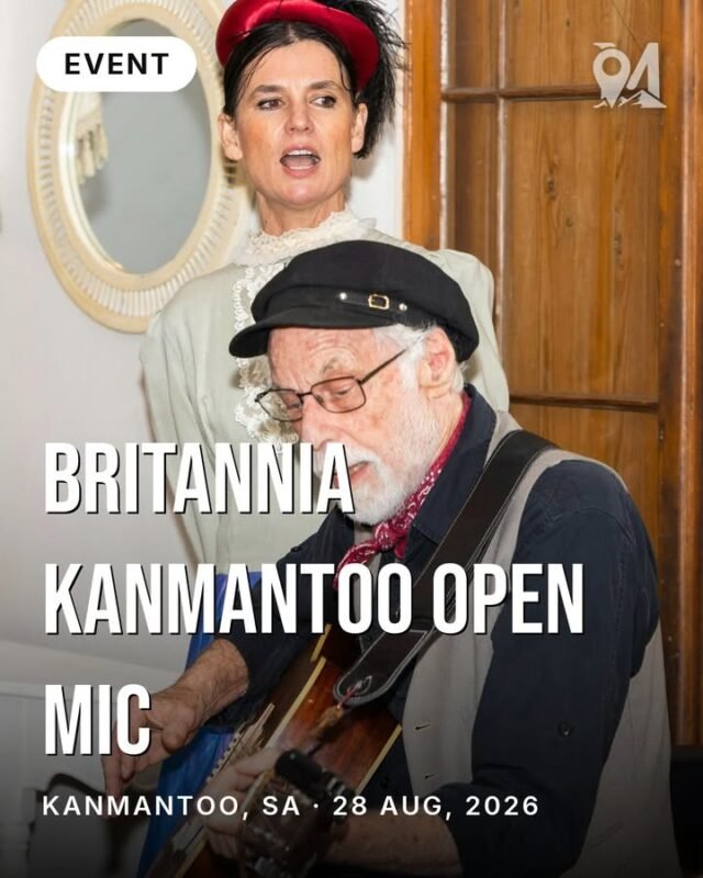 Live music, cold drinks, and an open stage in one of the Hills' most storied country pubs.Britannia Kanmantoo throws open its doors for Open Mic night — where local musicians, seasoned performers and first-timers all share the stage in the heart of historic Kanmantoo. Whether you're there to play or just to listen, it's one of those community evenings that reminds you why small-town pubs do it best.Good vibes, good people, and the kind of atmosphere you can't manufacture. The Britannia has been a gathering point for Kanmantoo for generations — Open Mic night keeps that tradition alive.📅 28 Aug, 2026
📍 Kanmantoo, SATag someone who'd love a night like this.#visitsa #seesa #monoloci #livemusic #kanmantoo