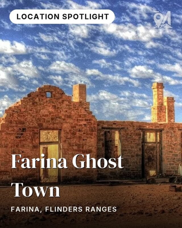 Stone walls open to an enormous sky. No doors, no roof — just the desert pressing in and silence you can feel.Farina was built in 1878 as the railhead that would open SA's far north. Two hotels, a brewery, and the belief that the desert could be farmed. The rains never came, and the town stood empty by the early twentieth century.Volunteers return each year to restore parts of the township — including an underground bakery where a wood-fired oven turns out fresh bread and pies from beneath the earth. An Afghan cameleer cemetery nearby tells a quieter story of the communities that once passed through.Bakery runs seasonally (May–Jul). Townsite and free campground open year-round.Tag someone who'd drive this far for bread baked underground in a ghost town.📍 Farina, Flinders Ranges#visitsa #seesa #monoloci #flindersranges #outbacksa